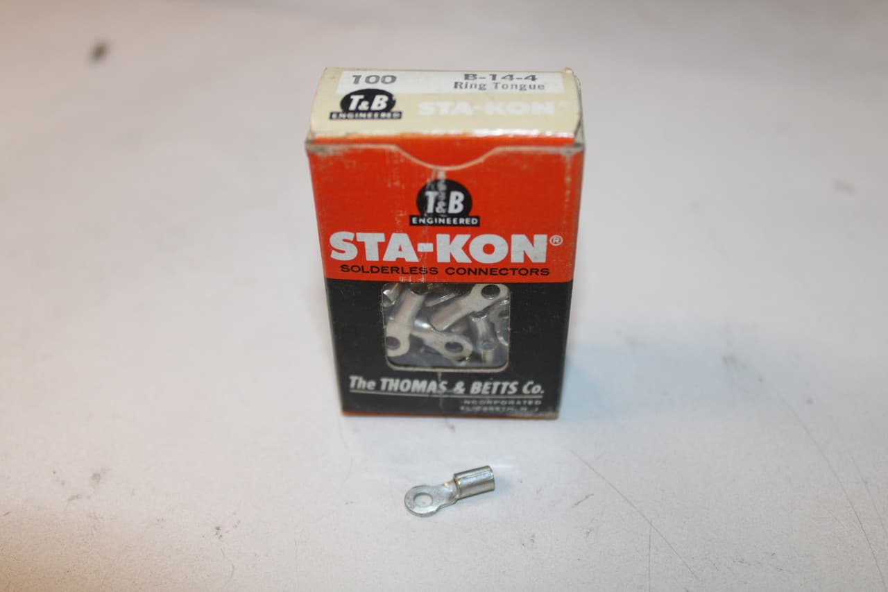 Thomas & Betts B-14-4 THOMAS & BETTS B-14-4 Other Power Distribution Contacts and Accessories BOX Thomas & Betts B-14-4 THOMAS & BETTS B-14-4 Other Power Distribution Contacts and Accessories BOX