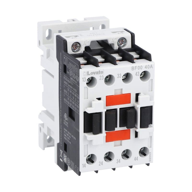 Lovato Electric BF0040A024 BF0040A024 Lovato - Control relay with AC coil 50/60Hz, 24VAC, 4NO Lovato Electric BF0040A024 BF0040A024 Lovato - Control relay with AC coil 50/60Hz, 24VAC, 4NO