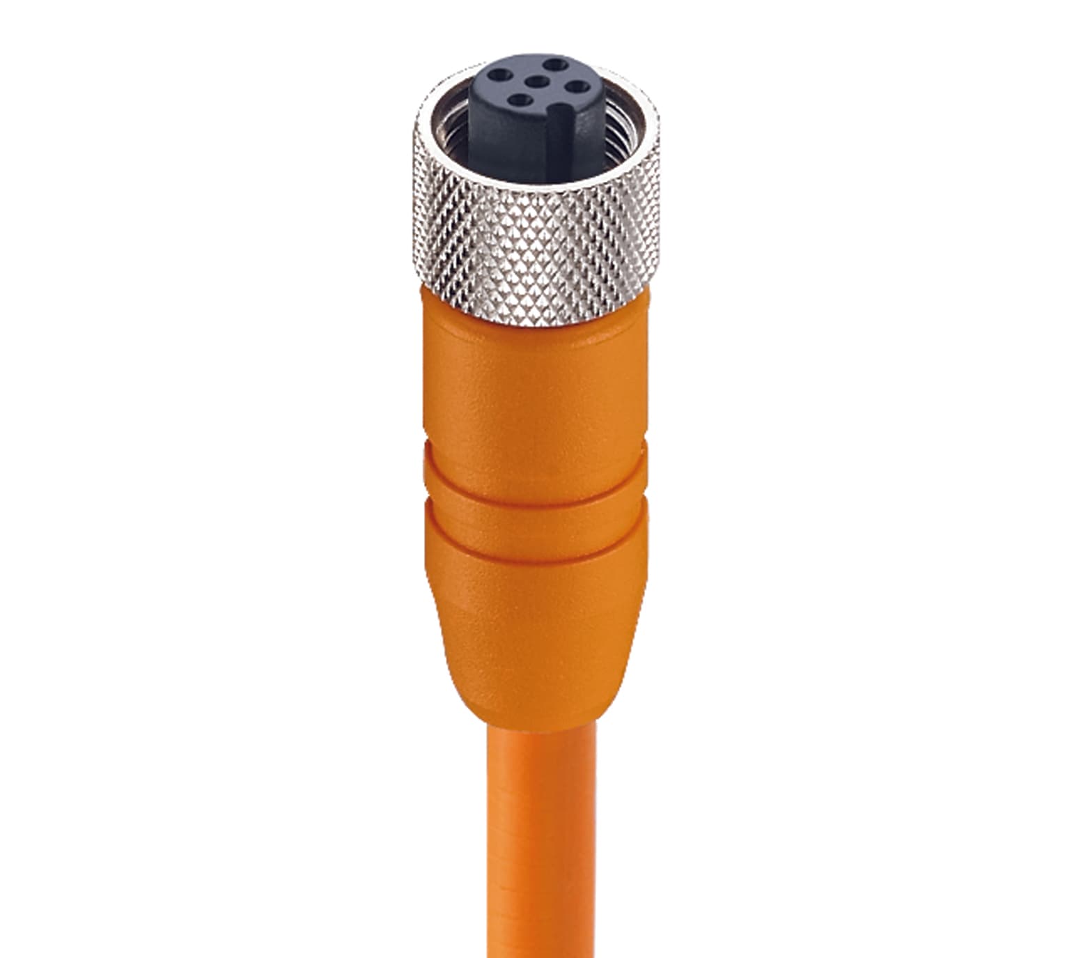Belden 711 M12 Standard Sensor/Actuator Single-Ended Cordset: Female, straight, 5-pin, A-coded, shielded, orange body, 50 V AC / 60 V DC, 4 A; PVC orange cable, 5-wires, 0.34 mm², RKTS 5-183/40 M, 40 m, 4 A Belden 711 M12 Standard Sensor/Actuator Single-Ended Cordset: Female, straight, 5-pin, A-coded, shielded, orange body, 50 V AC / 60 V DC, 4 A; PVC orange cable, 5-wires, 0.34 mm², RKTS 5-183/40 M, 40 m, 4 A
