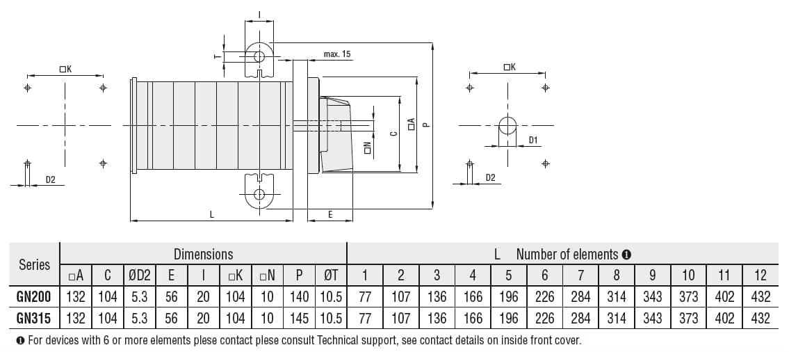 Lovato Electric GN31508O GN31508O Lovato - Rotary cam switch GN series, ON-OFF switch 4 poles 315A, for rear mounting with black handle, front plate 132X132mm Lovato Electric GN31508O GN31508O Lovato - Rotary cam switch GN series, ON-OFF switch 4 poles 315A, for rear mounting with black handle, front plate 132X132mm