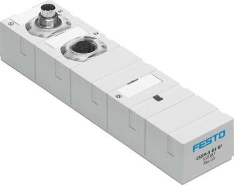 Festo 558387 sensor interface CASM-S-D3-R7 Diagnosis function: Display via LED, Assembly position: Any, Power supply requirement: Protective extra-low voltage with safe disconnection (PELV), Nominal operating voltage DC: 24 V, Power failure buffering: 10 ms Festo 558387 sensor interface CASM-S-D3-R7 Diagnosis function: Display via LED, Assembly position: Any, Power supply requirement: Protective extra-low voltage with safe disconnection (PELV), Nominal operating voltage DC: 24 V, Power failure buffering: 10 ms