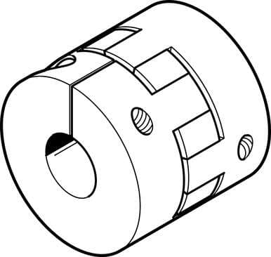 Festo 1451407 coupling EAMC-67-62-24-24 Holder diameter 1: 24 mm, Holder diameter 2: 24 mm, Size: 67, Nominal length: 62 mm, Assembly position: Any Festo 1451407 coupling EAMC-67-62-24-24 Holder diameter 1: 24 mm, Holder diameter 2: 24 mm, Size: 67, Nominal length: 62 mm, Assembly position: Any