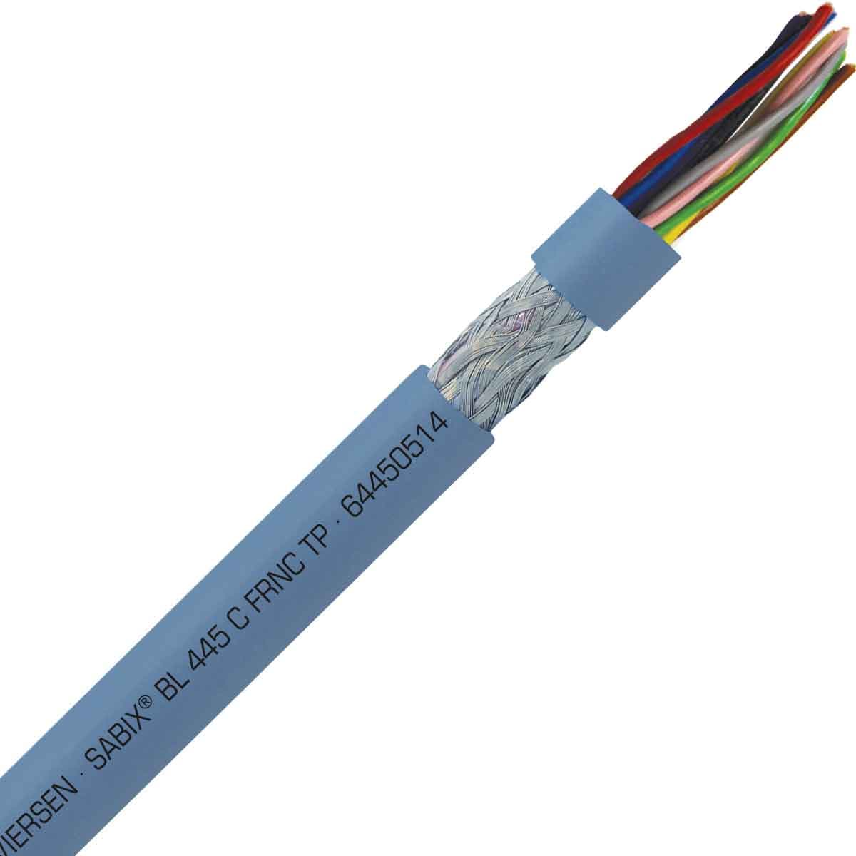 SAB 64450514 SABIX BL 445 C FRNC TP - 26 AWG/5pr, shielded halogen-free flame retardant paired flexible data cable for shipboard, DNV-GL, CE, RoHS SAB 64450514 SABIX BL 445 C FRNC TP - 26 AWG/5pr, shielded halogen-free flame retardant paired flexible data cable for shipboard, DNV-GL, CE, RoHS