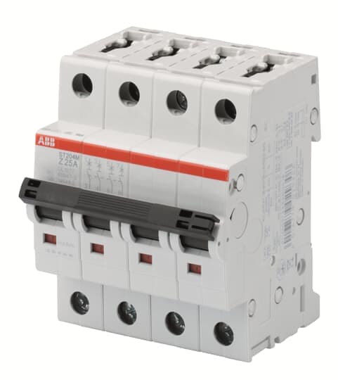 ABB Control ST204M-C3 Supplementary Curcuit Protector, 4 pole, 3.0 Amp, 277 VAC, C Curve, UL 1077 ABB Control ST204M-C3 Supplementary Curcuit Protector, 4 pole, 3.0 Amp, 277 VAC, C Curve, UL 1077