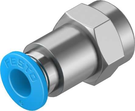 Festo 153023 push-in fitting QSF-1/8-6-B female thread with external hexagon. Size: Standard, Nominal size: 5 mm, Type of seal on screw-in stud: coating, Assembly position: Any, Container size: 10 Festo 153023 push-in fitting QSF-1/8-6-B female thread with external hexagon. Size: Standard, Nominal size: 5 mm, Type of seal on screw-in stud: coating, Assembly position: Any, Container size: 10