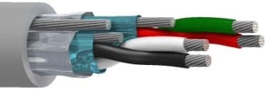 Belden 8723MN 008100 SpaceMaker™, 2 Pair 22AWG (19x34) Tinned Copper, PO Insulation, Individual Beldfoil® Shield, PVC Outer Jacket, AWM 2937, Gray Belden 8723MN 008100 SpaceMaker™, 2 Pair 22AWG (19x34) Tinned Copper, PO Insulation, Individual Beldfoil® Shield, PVC Outer Jacket, AWM 2937, Gray