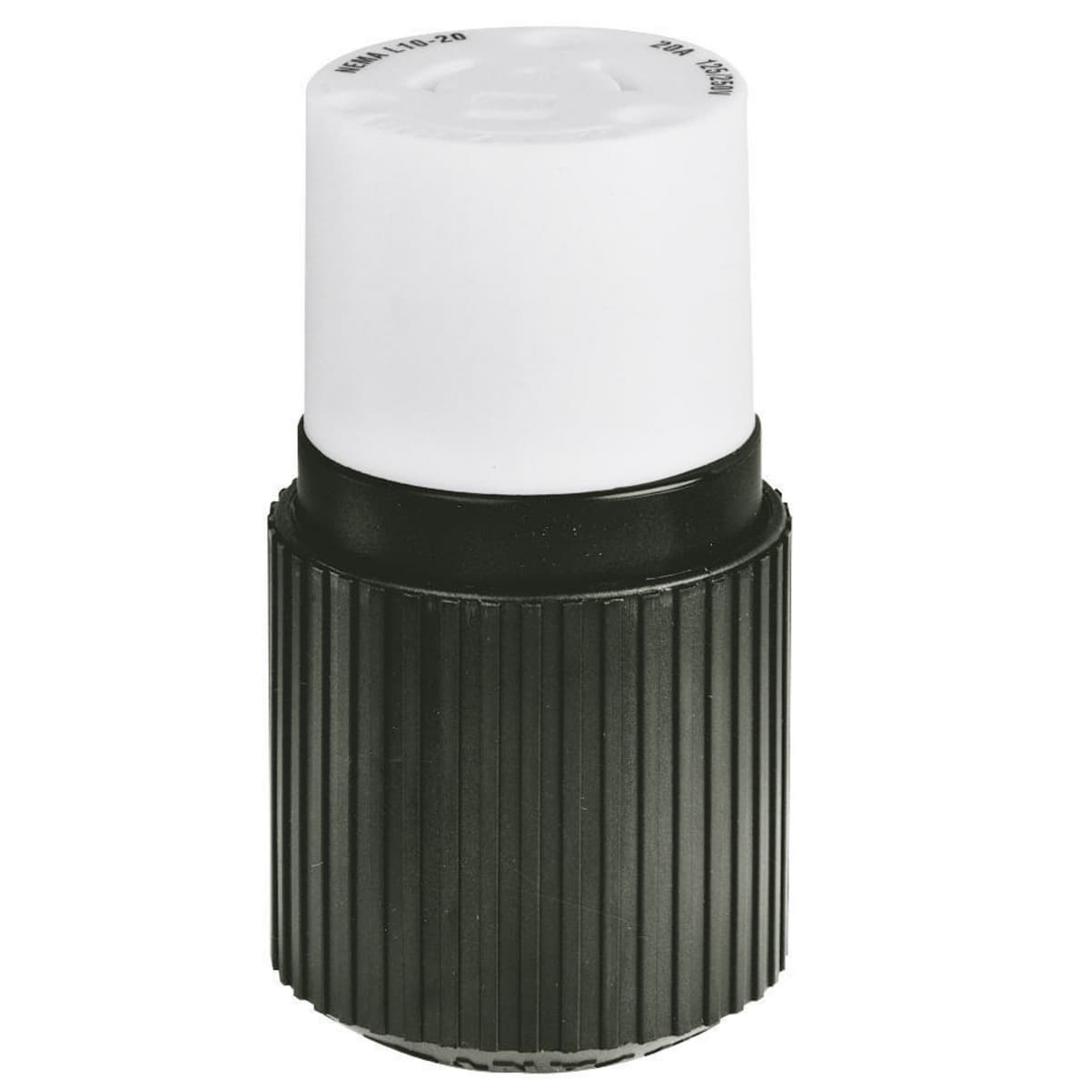 Hubbell 71130NC Locking Devices, Industrial, Female Connector Body, 30A 3-Phase Delta 250V AC, 3-Pole 3-Wire Non-Grounding, L11-30R, Screw Terminal, Black and White ; Face and body feature alignment keys for easy assembly ; Amperage, voltage and NEMA configuration impri Hubbell 71130NC Locking Devices, Industrial, Female Connector Body, 30A 3-Phase Delta 250V AC, 3-Pole 3-Wire Non-Grounding, L11-30R, Screw Terminal, Black and White ; Face and body feature alignment keys for easy assembly ; Amperage, voltage and NEMA configuration impri