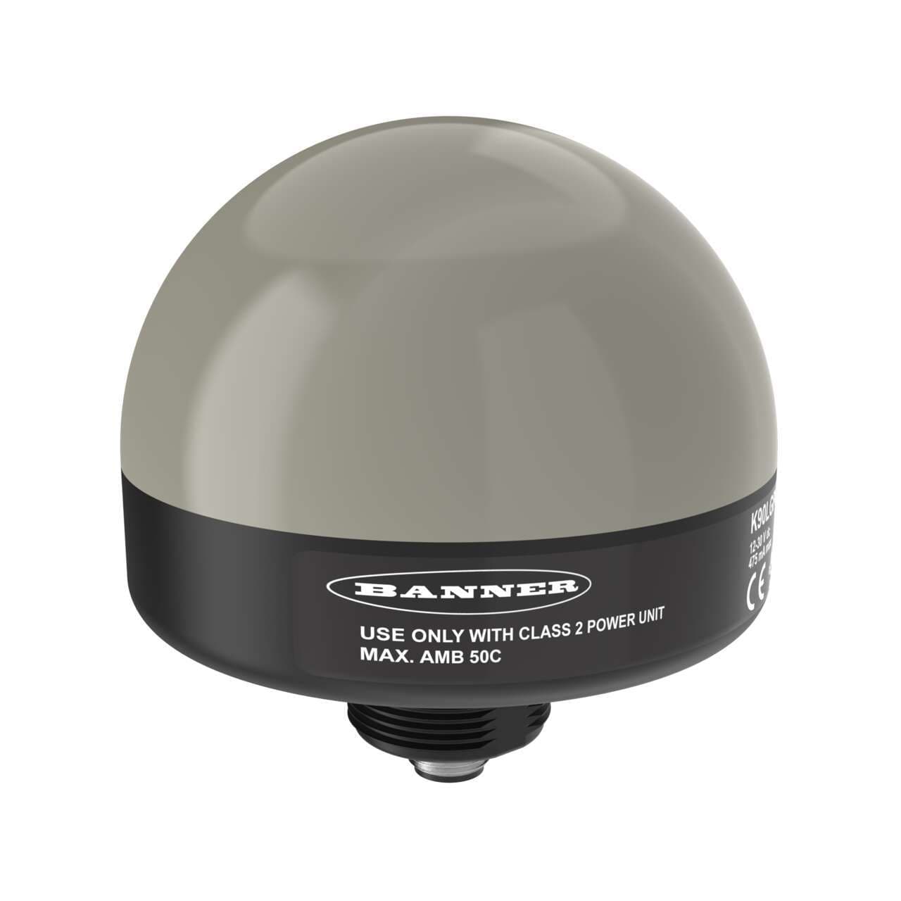 Banner K90LWBGYRNQ K90 Series EZ-LIGHT; 5-Color Indicator; Voltage: 12-30 V dc; Environmental Rating: IP67; Input: NPN; Colors: White Blue Green Yellow Red; 8-pin M12 Integral QD Banner K90LWBGYRNQ K90 Series EZ-LIGHT; 5-Color Indicator; Voltage: 12-30 V dc; Environmental Rating: IP67; Input: NPN; Colors: White Blue Green Yellow Red; 8-pin M12 Integral QD