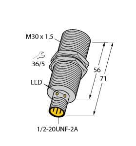BI10-G30-AZ3X-B3131 Part Image. Manufactured by Turck.