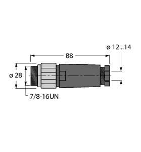 Turck BSV4140-0/16 BSV4140-0/16 Turck - BSV4140-0/16 Accessories for Fieldbus Systems, Field-Wireable Connector, 7/8″ Male, Straight Turck BSV4140-0/16 BSV4140-0/16 Turck - BSV4140-0/16 Accessories for Fieldbus Systems, Field-Wireable Connector, 7/8″ Male, Straight