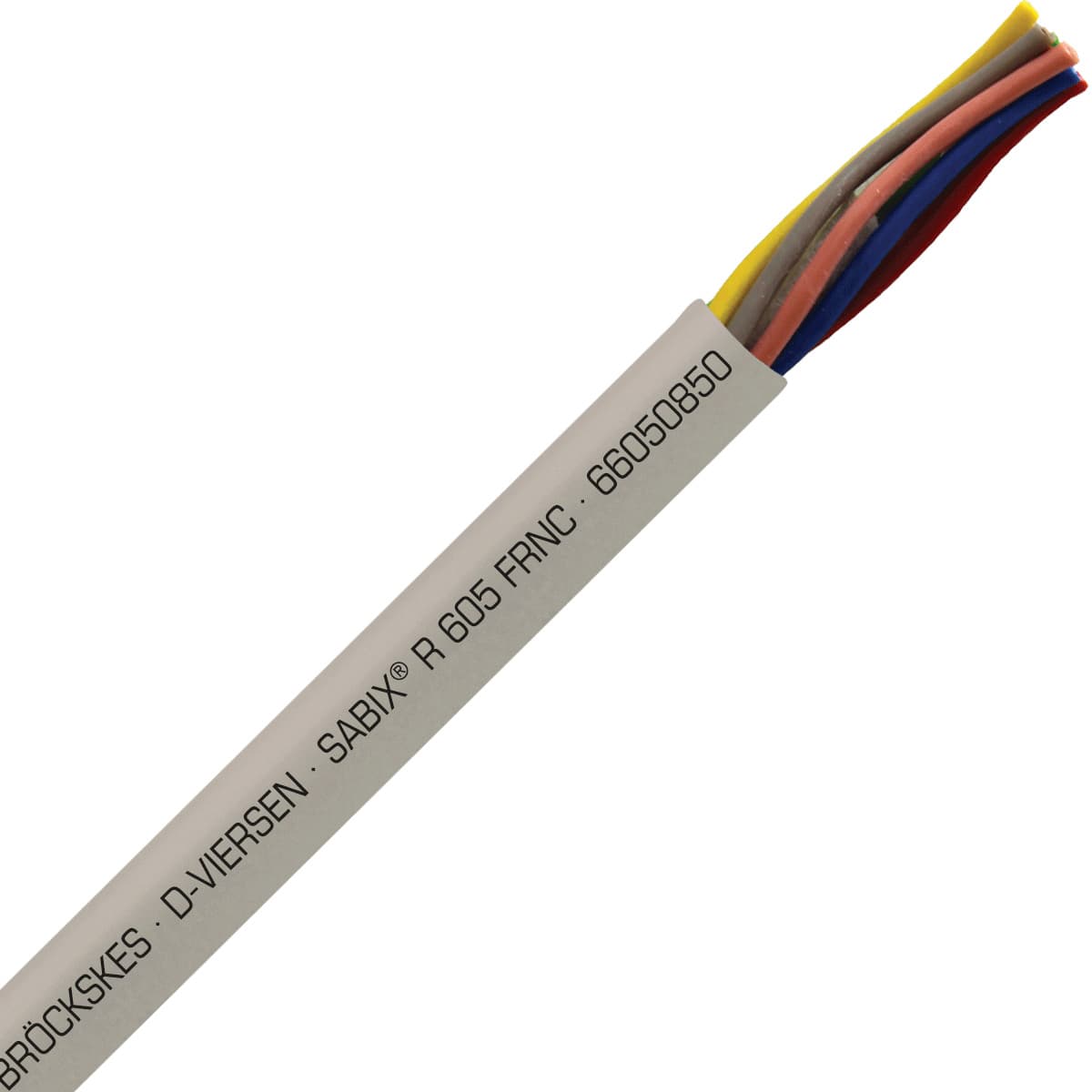 SAB 66050850 SABIX R 605 FRNC - 20 AWG/8c, halogen-free flame retardant rail data cable, CE, RoHS SAB 66050850 SABIX R 605 FRNC - 20 AWG/8c, halogen-free flame retardant rail data cable, CE, RoHS