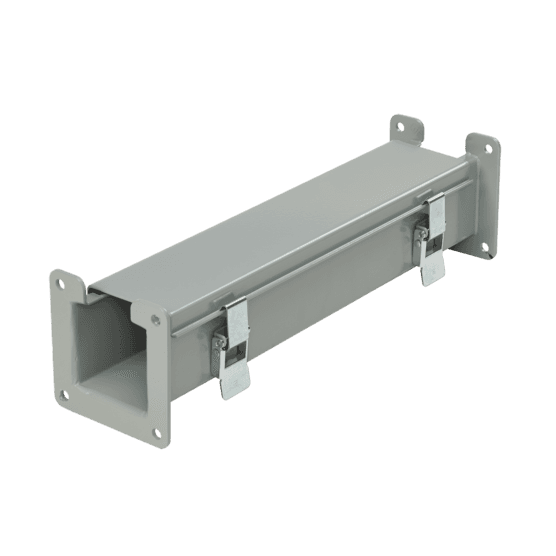 Hoffman F88LXL Cut-Off Fitting, Lay-In, 8.00x8.00, Gray, Steel Hoffman F88LXL Cut-Off Fitting, Lay-In, 8.00x8.00, Gray, Steel