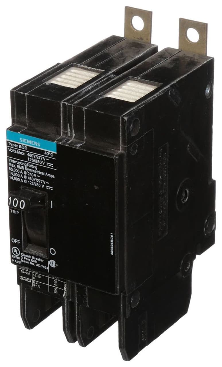 Siemens BQD2100 Siemens BQD2100 Miniature Circuit Breakers (MCBs) Siemens BQD2100 Siemens BQD2100 Miniature Circuit Breakers (MCBs)