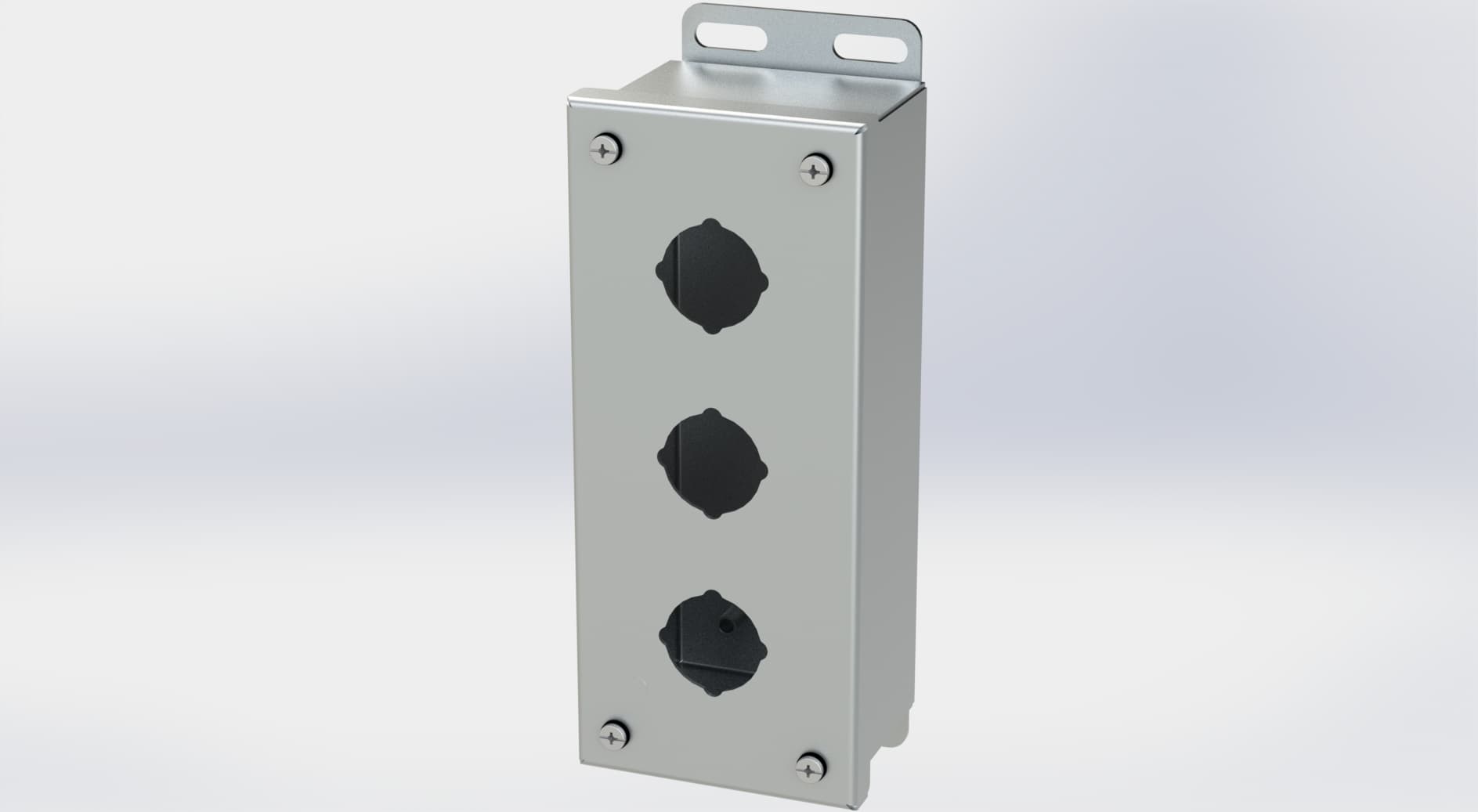 Saginaw Control SCE-3PBSS S.S. PB Enclosure, Height:8.00", Width:3.25", Depth:2.75", #4 brushed finish on all exterior surfaces. Saginaw Control SCE-3PBSS S.S. PB Enclosure, Height:8.00", Width:3.25", Depth:2.75", #4 brushed finish on all exterior surfaces.