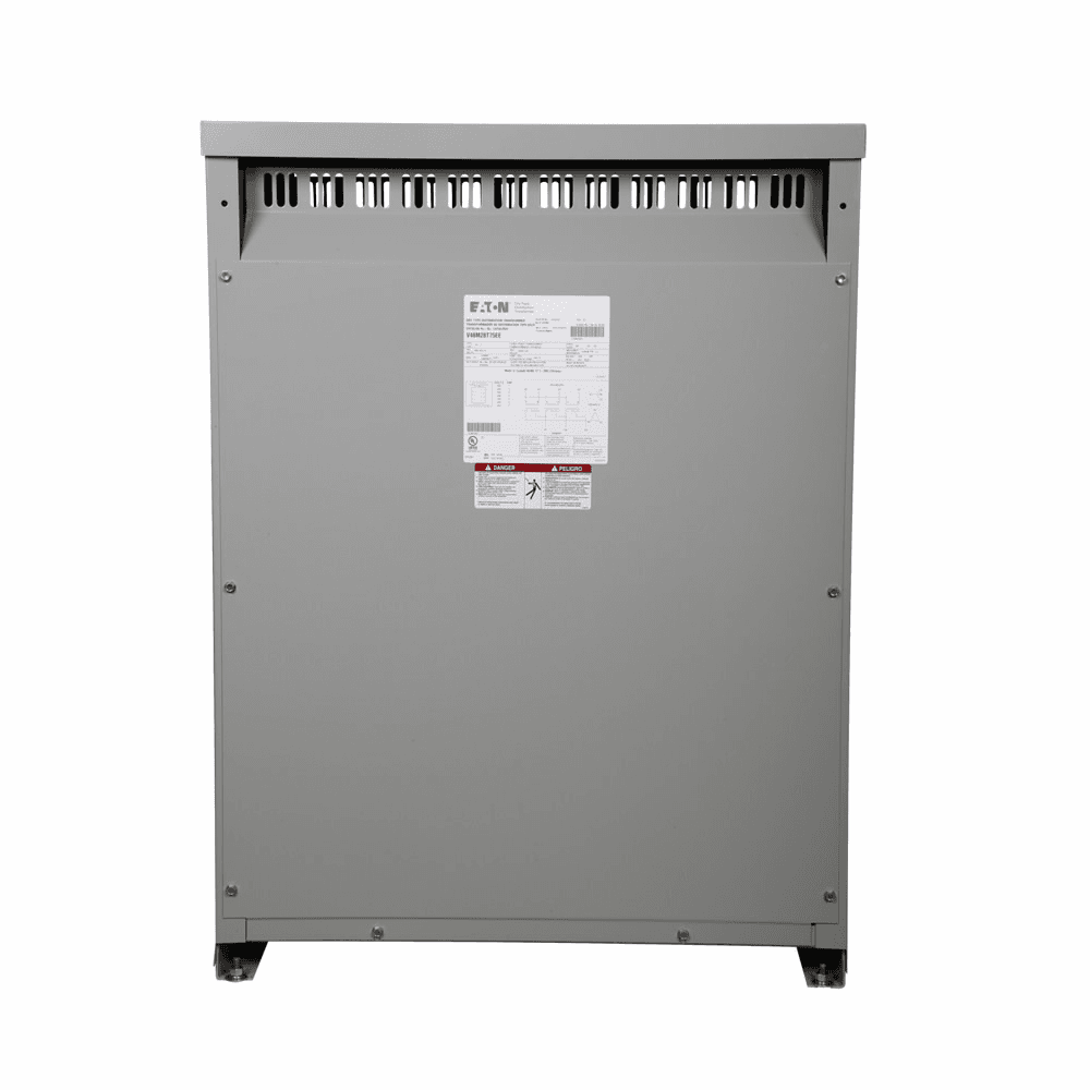 Eaton V48M28B30CUEEESLS42 V48M28B30CUEEESLS42 Eaton - Eaton General purpose ventilated transformer, DT-3 (3-phase), PV 480V, Taps: 2 at +2.5% /4 at -2.5%, SV 208Y/120V, 80°C rise, 30 kVA, Copper windings, EE, ESLS42 Eaton V48M28B30CUEEESLS42 V48M28B30CUEEESLS42 Eaton - Eaton General purpose ventilated transformer, DT-3 (3-phase), PV 480V, Taps: 2 at +2.5% /4 at -2.5%, SV 208Y/120V, 80°C rise, 30 kVA, Copper windings, EE, ESLS42